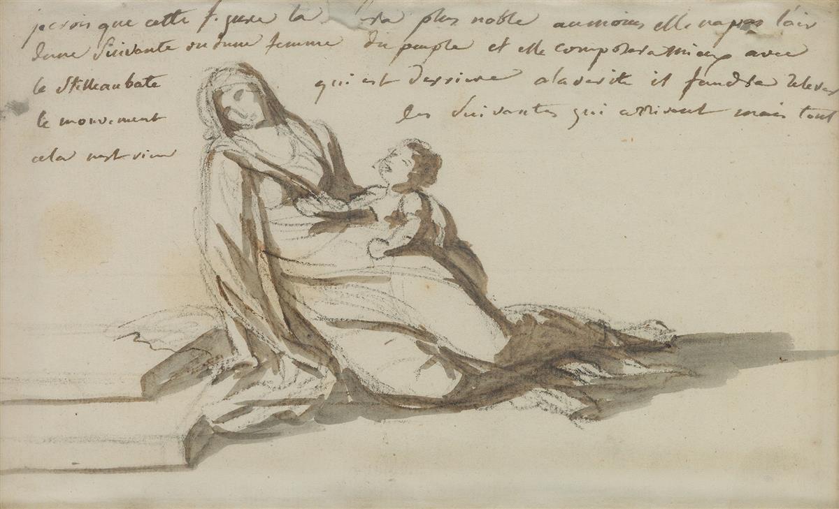 JACQUES-LOUIS DAVID (Paris 1748-1825 Brussels) Mère et Enfant.